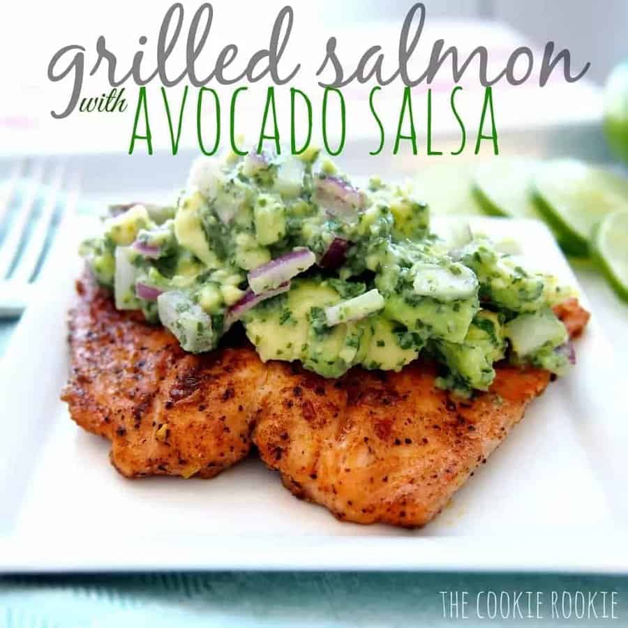 Photo of Grilled Salmon With Avocado Salsa