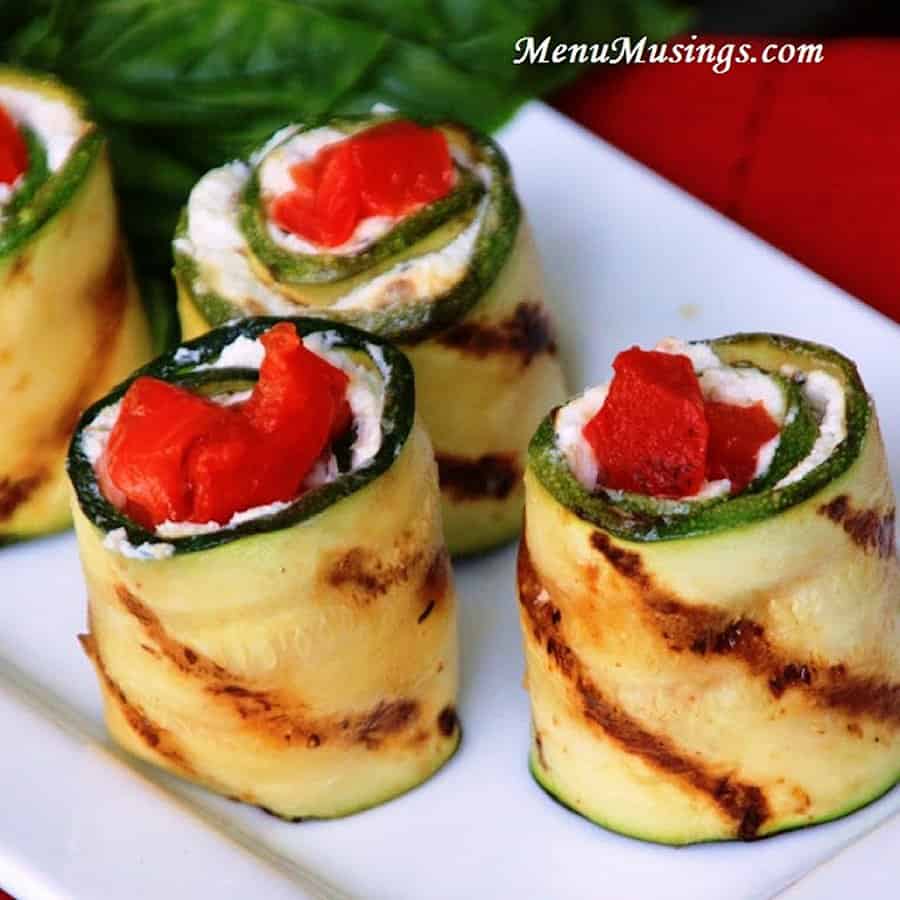 Photo of Grilled Zucchini Rolls