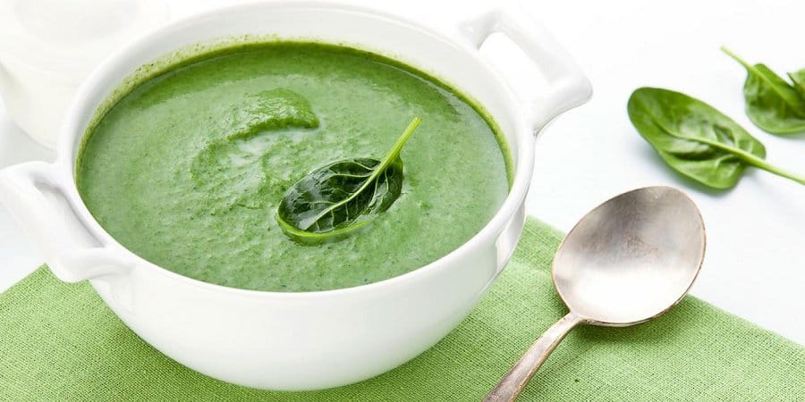 Photo of No-Dairy Cream Of Spinach And Carrot Soup