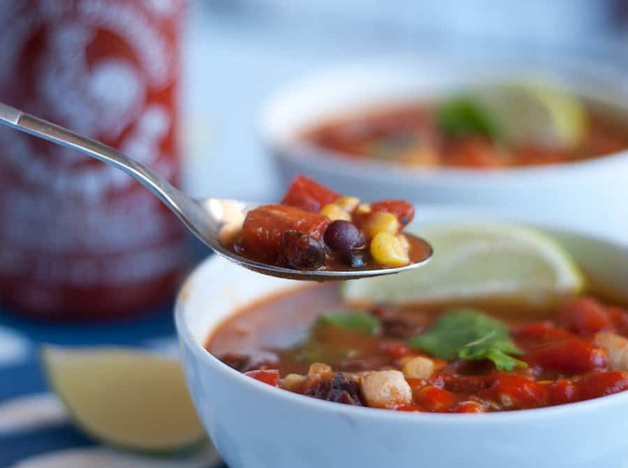 Photo of One-Pot Vegan Sriracha Chili