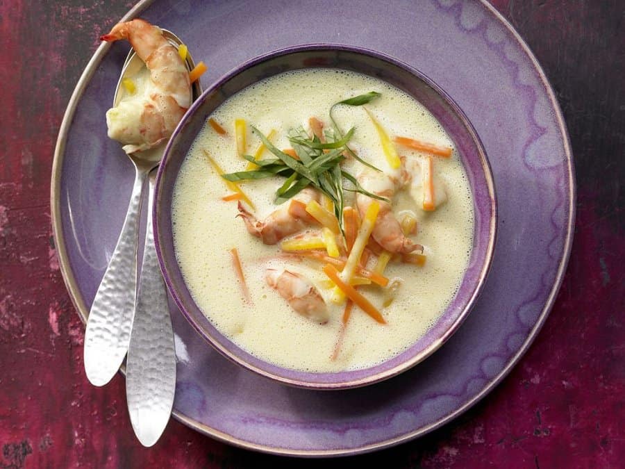 Photo of Ginger Soup With Shrimp Carrot And Butternut Squash