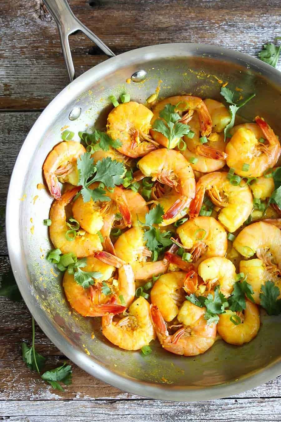 Photo of Shrimp in Turmeric-Lime Sauce