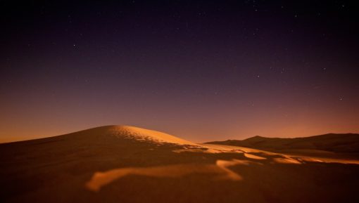 The Sahara Desert At Night