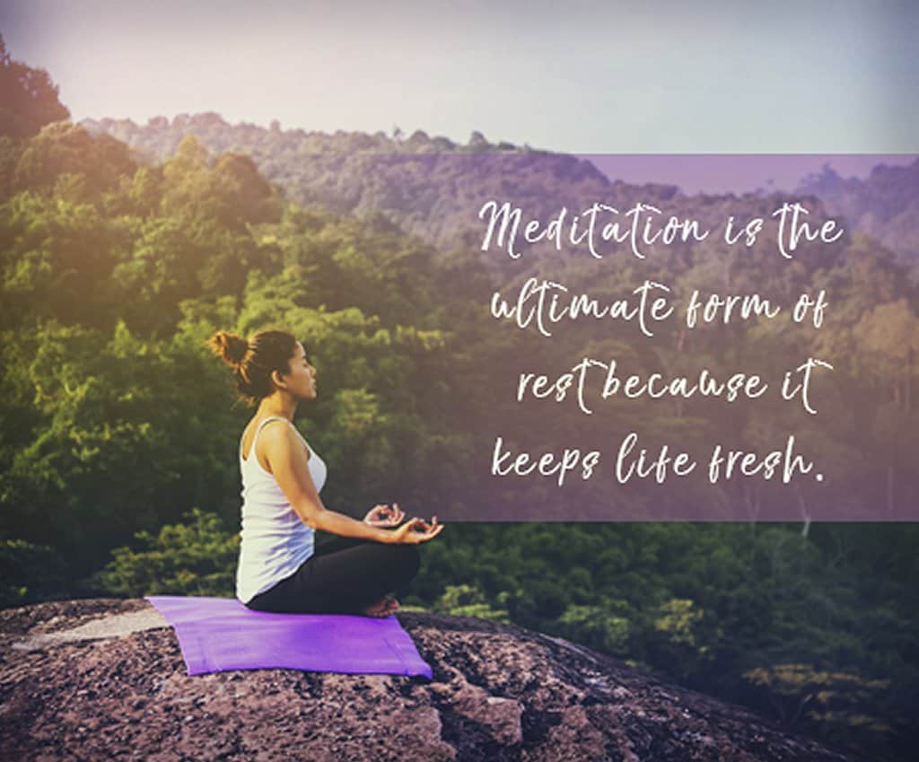 Illustrated Meditation Quote
