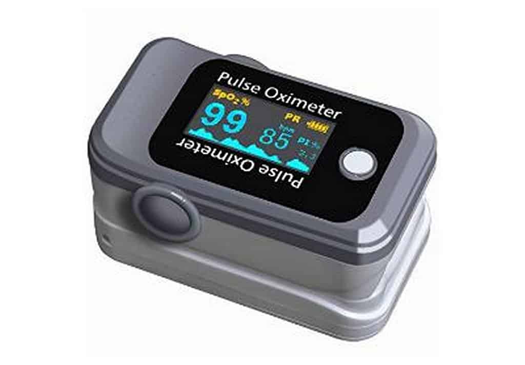 Photo of a pulse oximeter