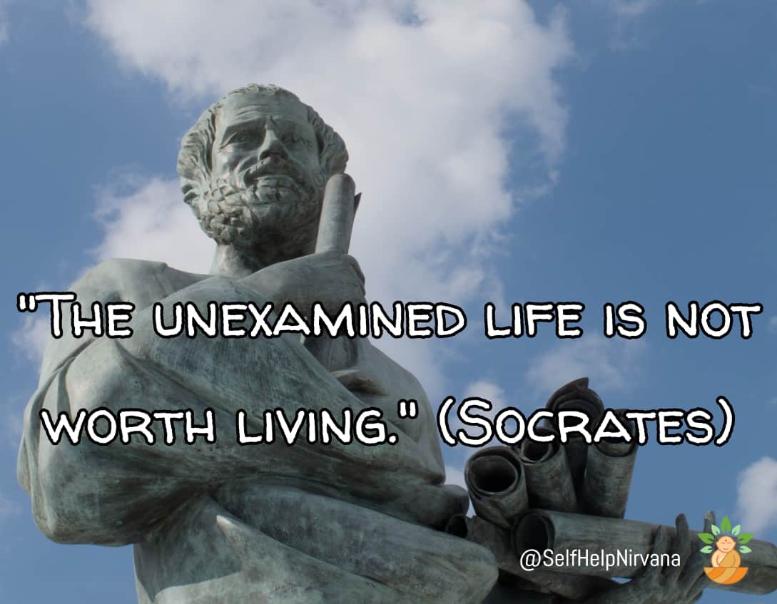 Illustrated quote about life by Socrates